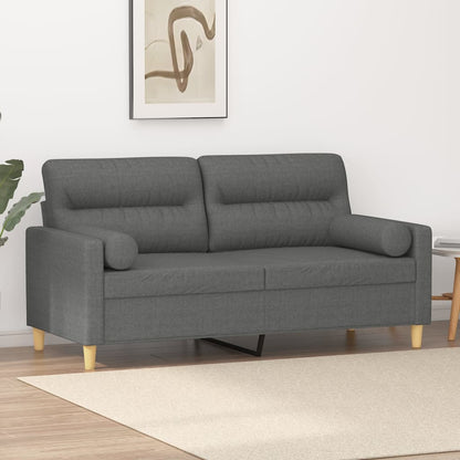 2Místná Pohovka S Polštáři Textil
