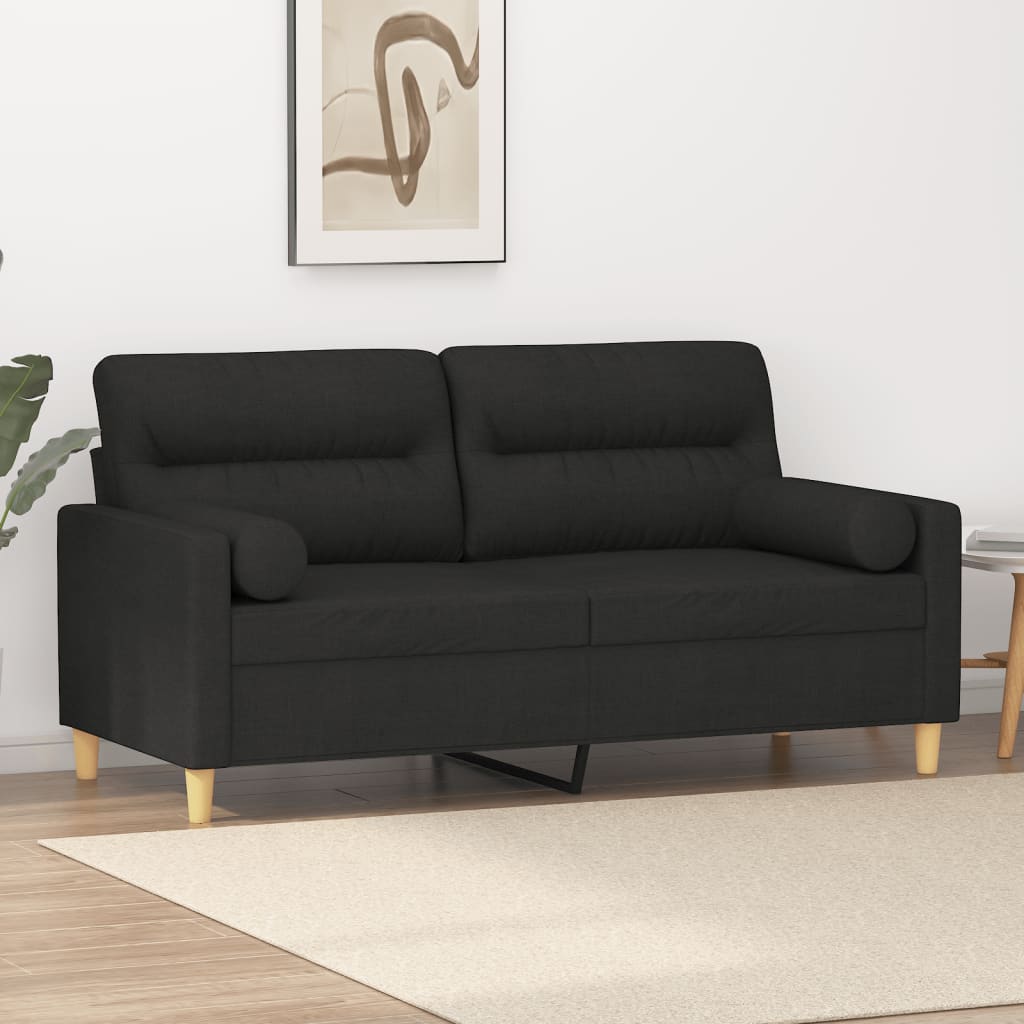 2Místná Pohovka S Polštáři Textil