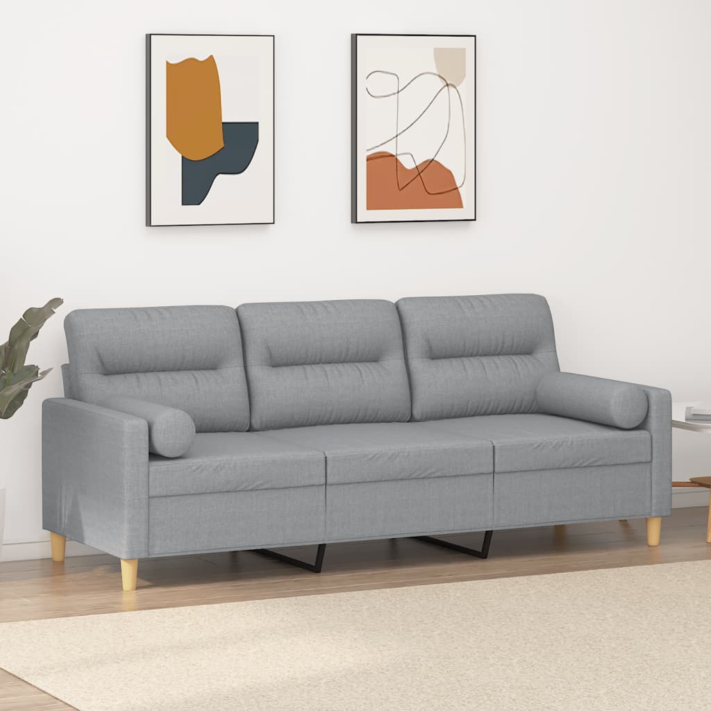 2Místná Pohovka S Polštáři Textil