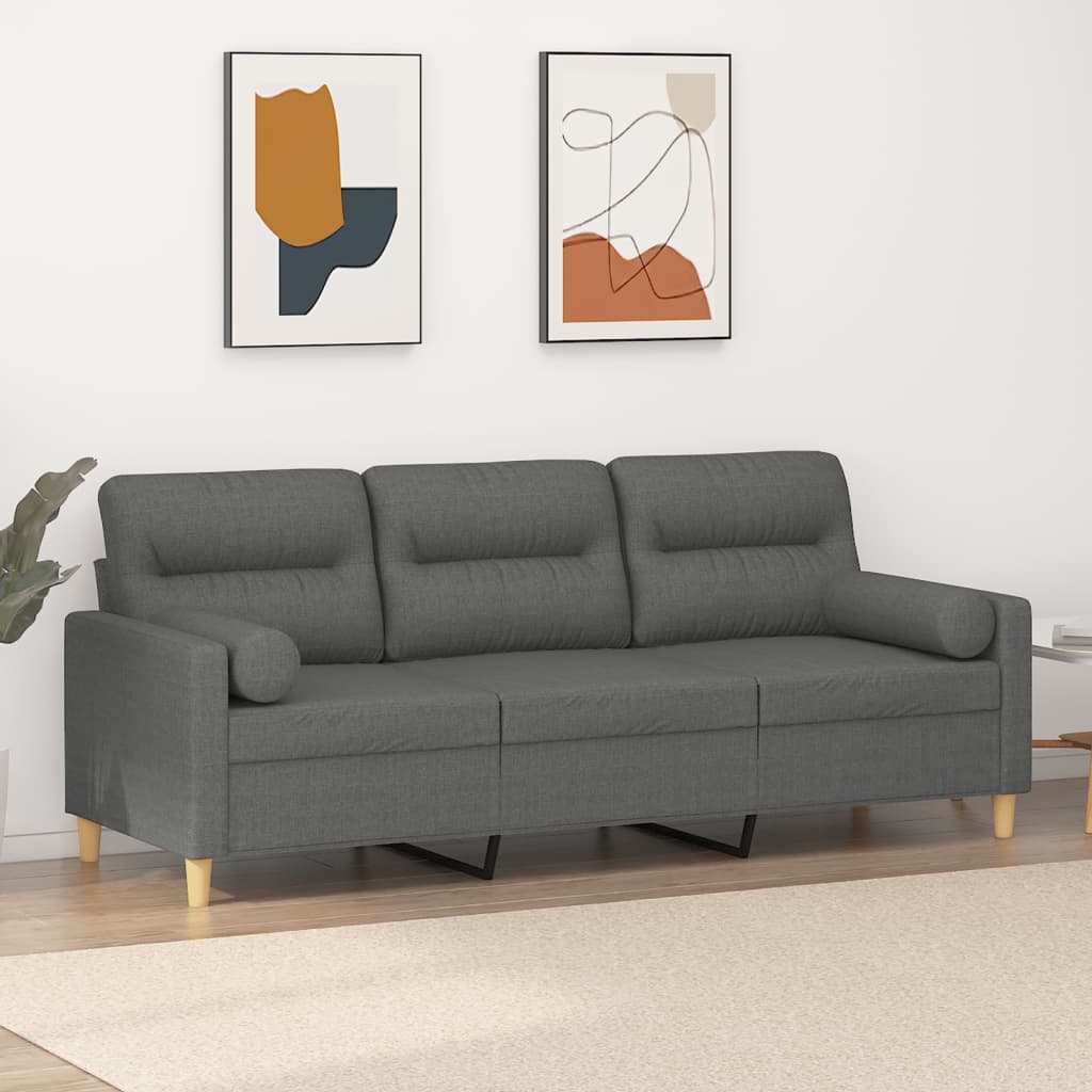2Místná Pohovka S Polštáři Textil