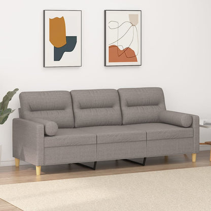 2Místná Pohovka S Polštáři Textil