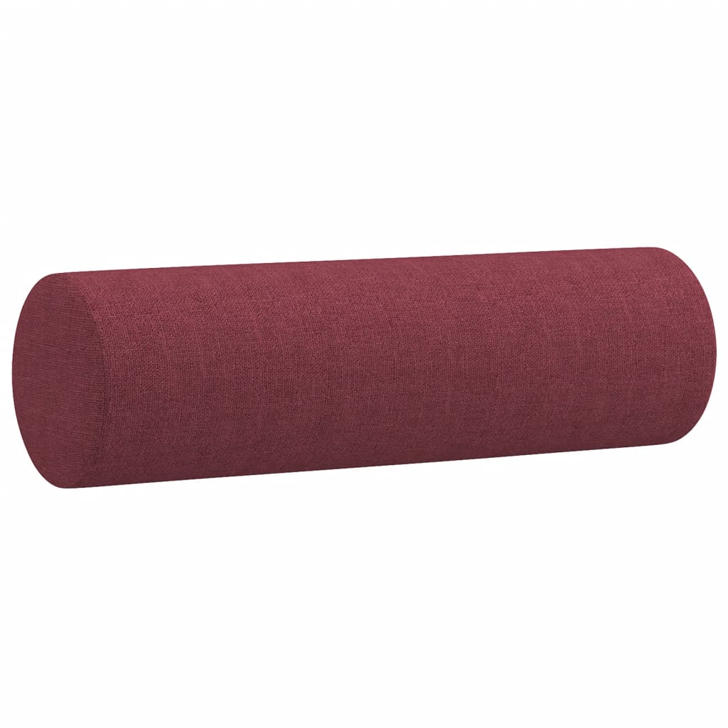 2Místná Pohovka S Polštáři Vínová Textil