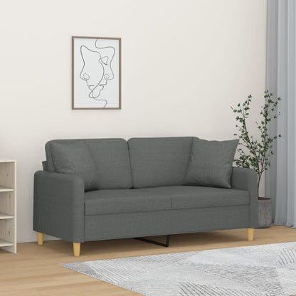 2Místná Pohovka S Polštáři Textil
