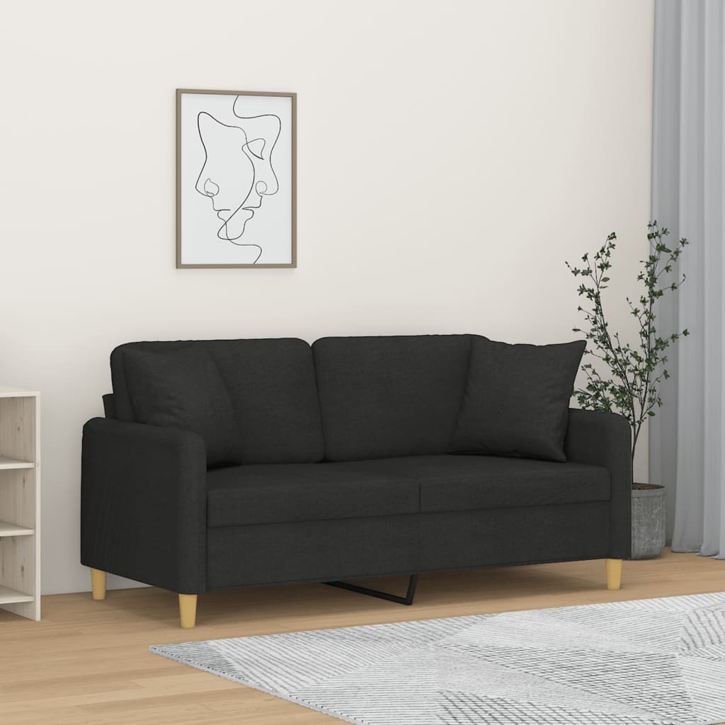 2Místná Pohovka S Polštáři Textil