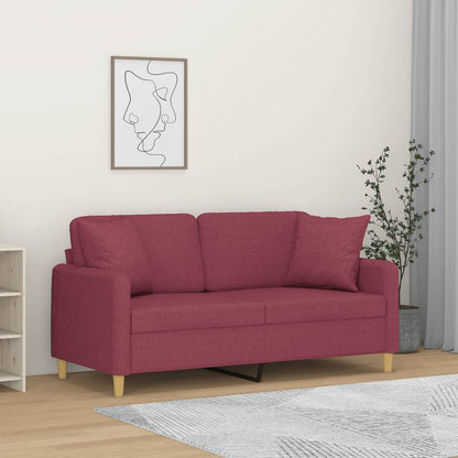 2Místná Pohovka S Polštáři Textil