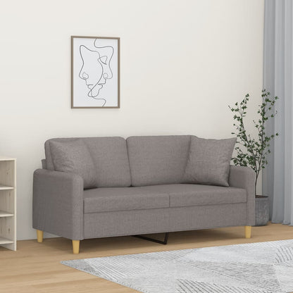 2Místná Pohovka S Polštáři Textil