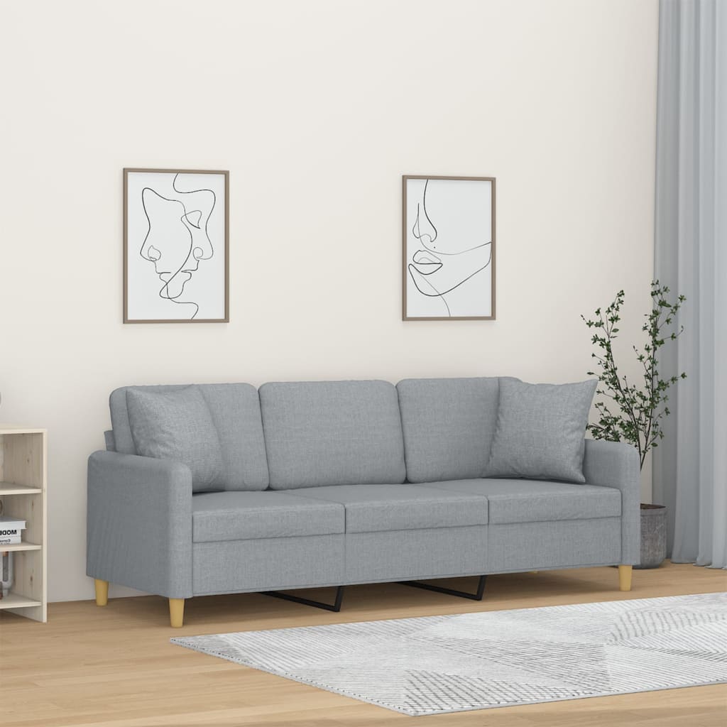 2Místná Pohovka S Polštáři Textil