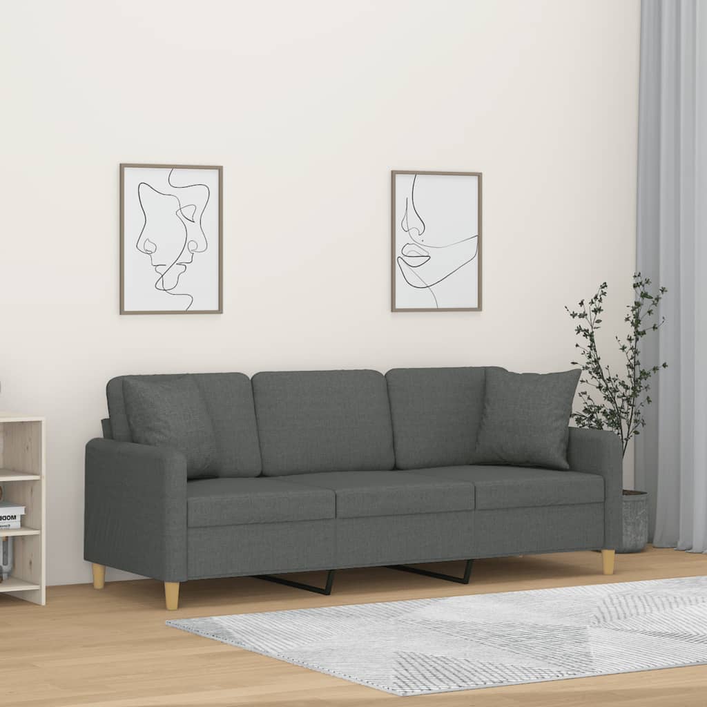 2Místná Pohovka S Polštáři Textil
