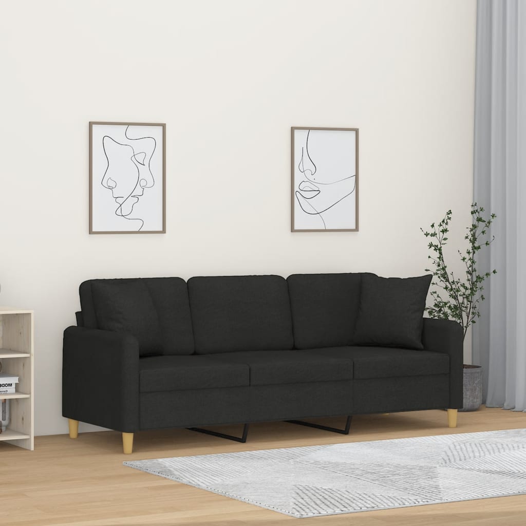 2Místná Pohovka S Polštáři Textil