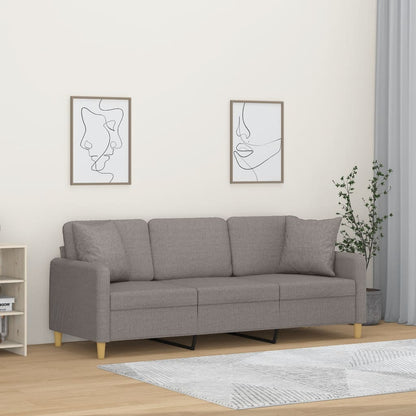 2Místná Pohovka S Polštáři Textil