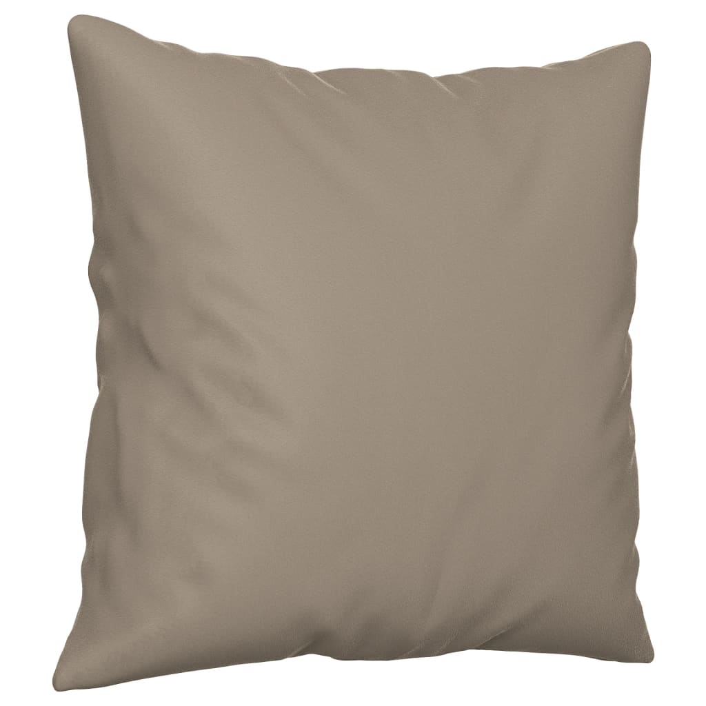 2Místná Pohovka S Polštáři Taupe 120 Cm Tkanina Z Mikrovlákna