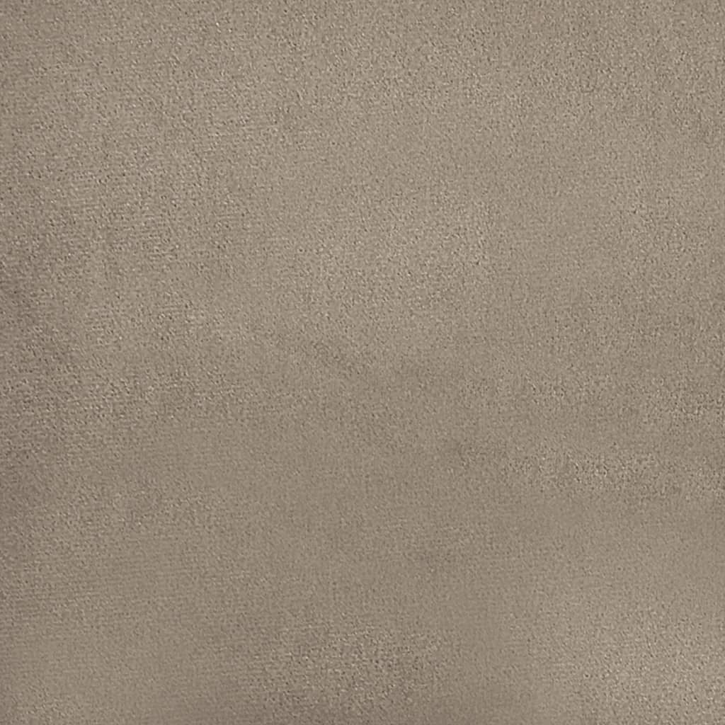 2Místná Pohovka S Polštáři Taupe 120 Cm Tkanina Z Mikrovlákna