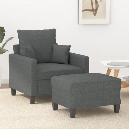 Křeslo S Podnožkou Vínové 60 Cm Textil