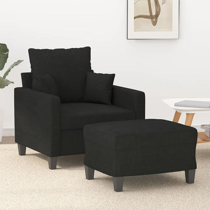 Křeslo S Podnožkou Vínové 60 Cm Textil