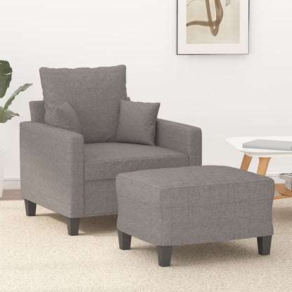 Křeslo S Podnožkou Vínové 60 Cm Textil