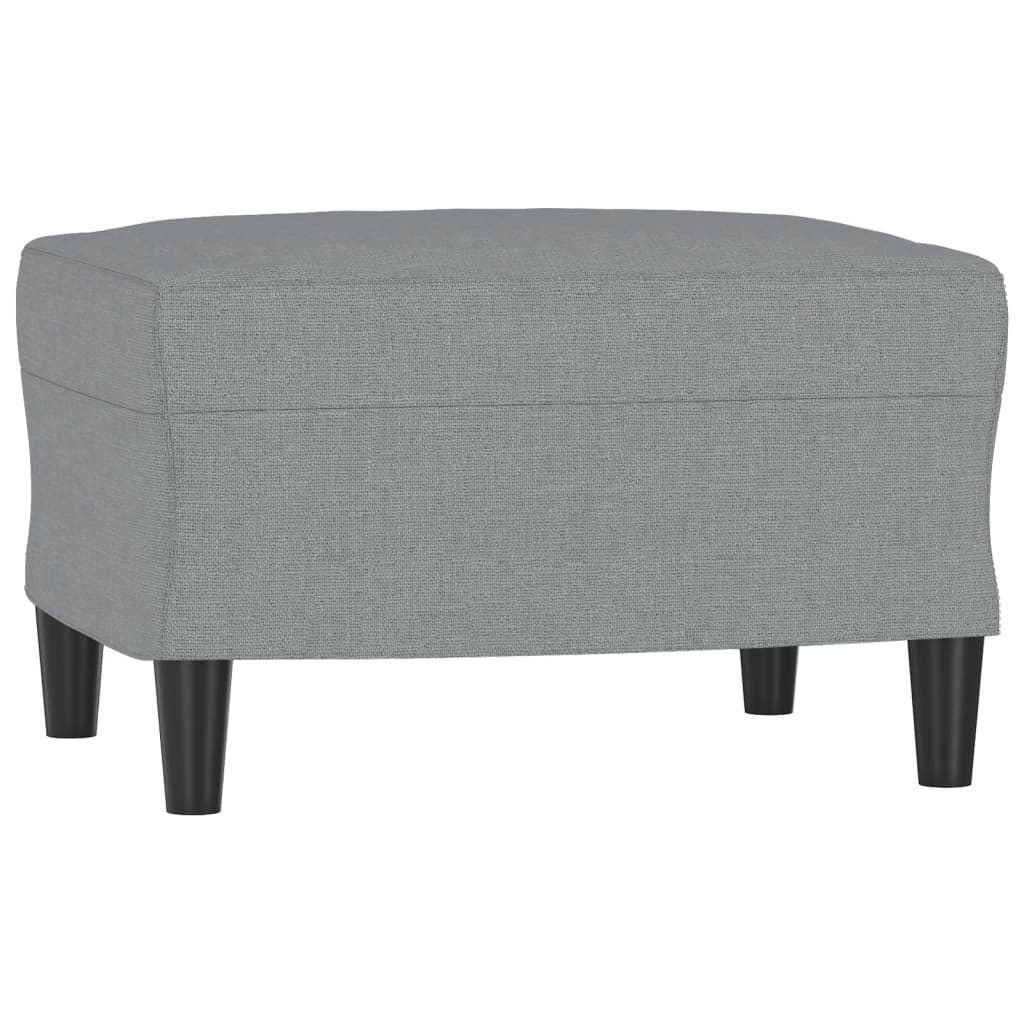 3Místná Pohovka S Podnožkou 180 Cm Textil