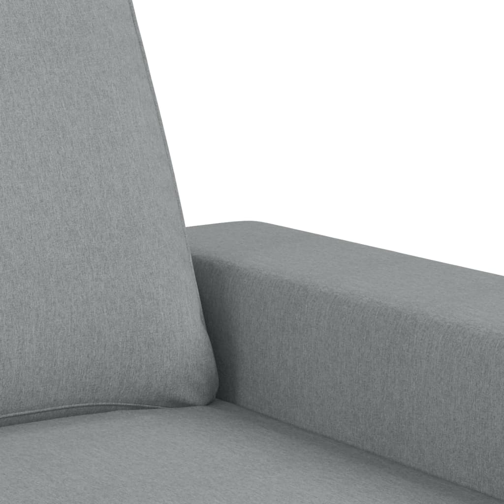 Křeslo S Podnožkou Světle Šedé 60 Cm Textil