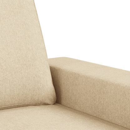 Křeslo S Podnožkou Krémové 60 Cm Textil