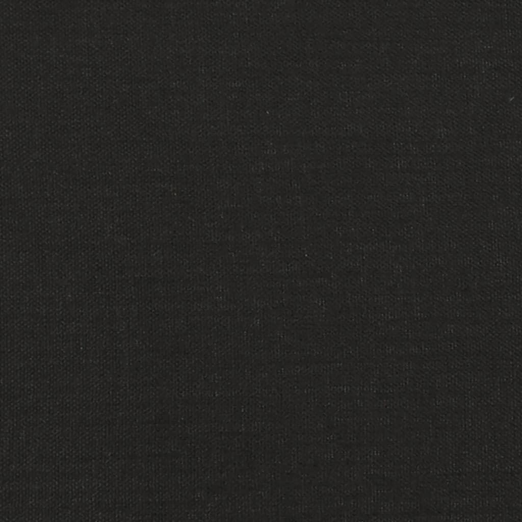 Křeslo S Podnožkou Černé 60 Cm Textil