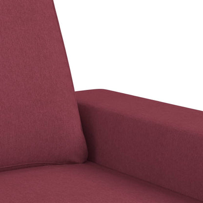 Křeslo S Podnožkou Vínové 60 Cm Textil