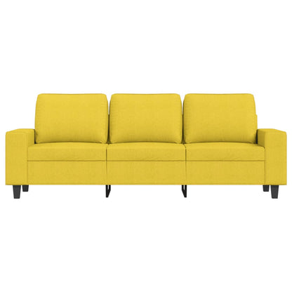 3Místná Pohovka S Podnožkou 180 Cm Textil