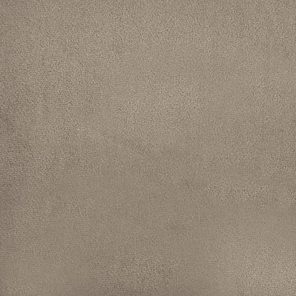 Křeslo S Podnožkou Taupe 60 Cm Tkanina Z Mikrovlákna