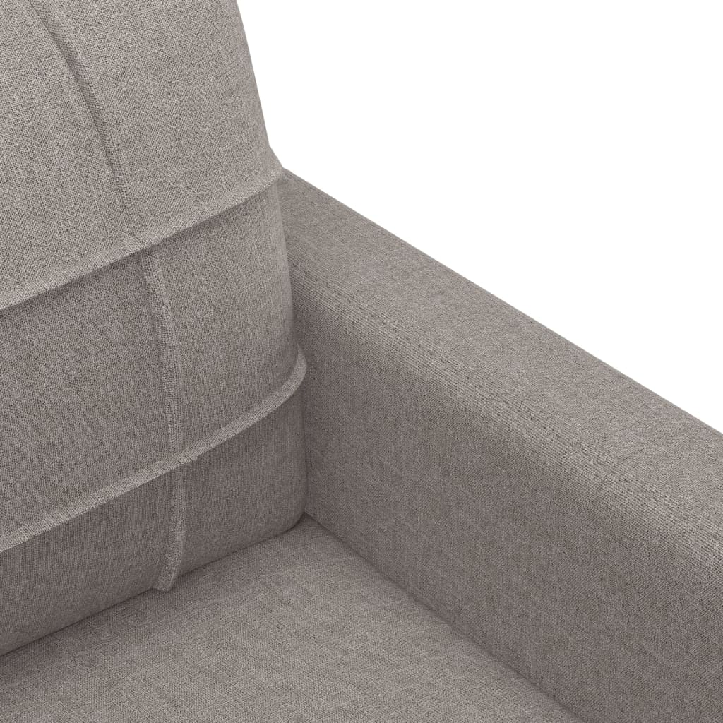 4Dílná Sedací Souprava S Polštáři Taupe Textil