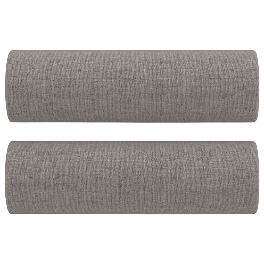 3Dílná Sedací Souprava S Polštáři Taupe Textil