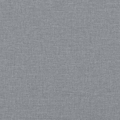2Dílná Sedací Souprava S Poduškami Světle Šedá Textil