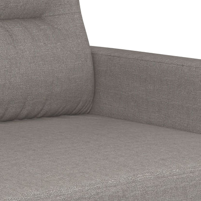 3Dílná Sedací Souprava S Polštáři Taupe Textil
