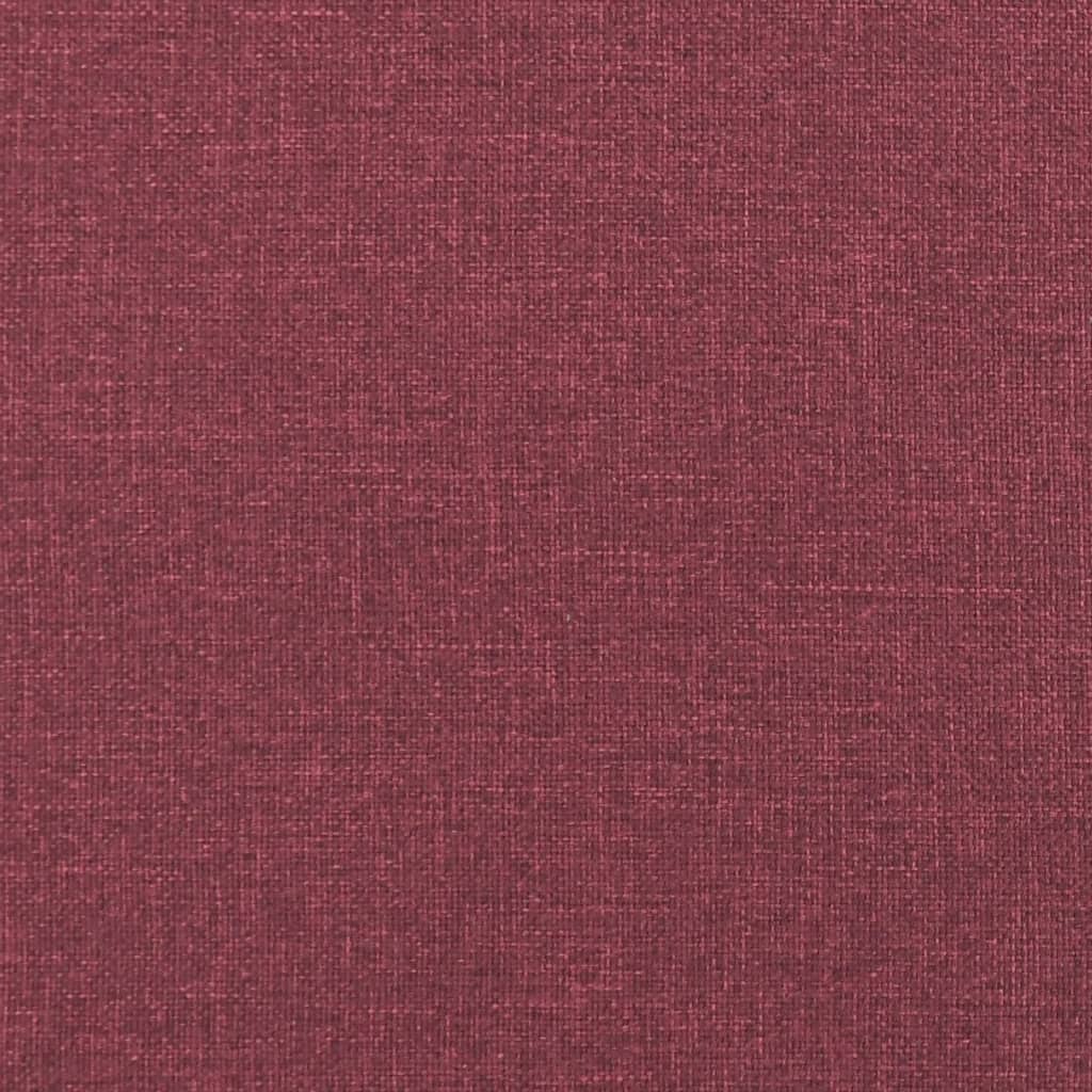 3Dílná Sedací Souprava S Polštáři Vínová Textil