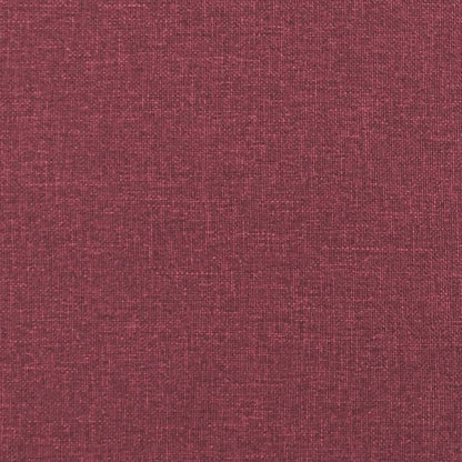 3Dílná Sedací Souprava S Polštáři Vínová Textil