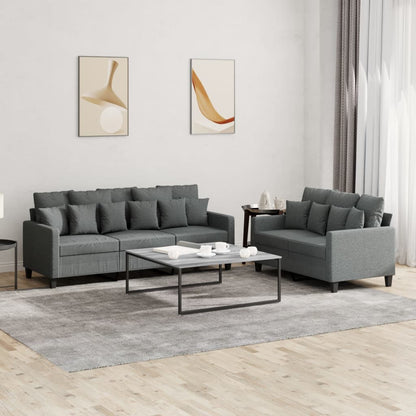2Dílná Sedací Souprava Vínová Textil
