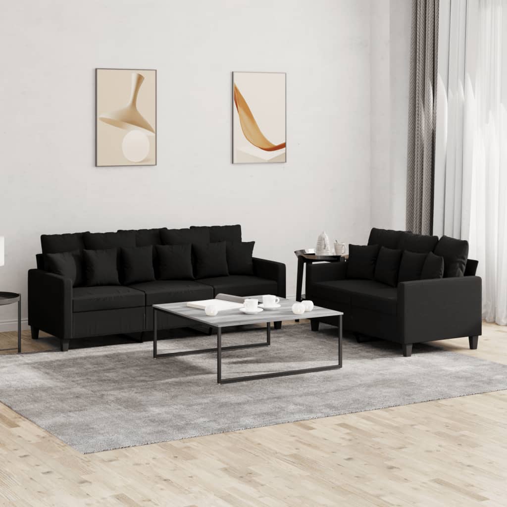 2Dílná Sedací Souprava Vínová Textil