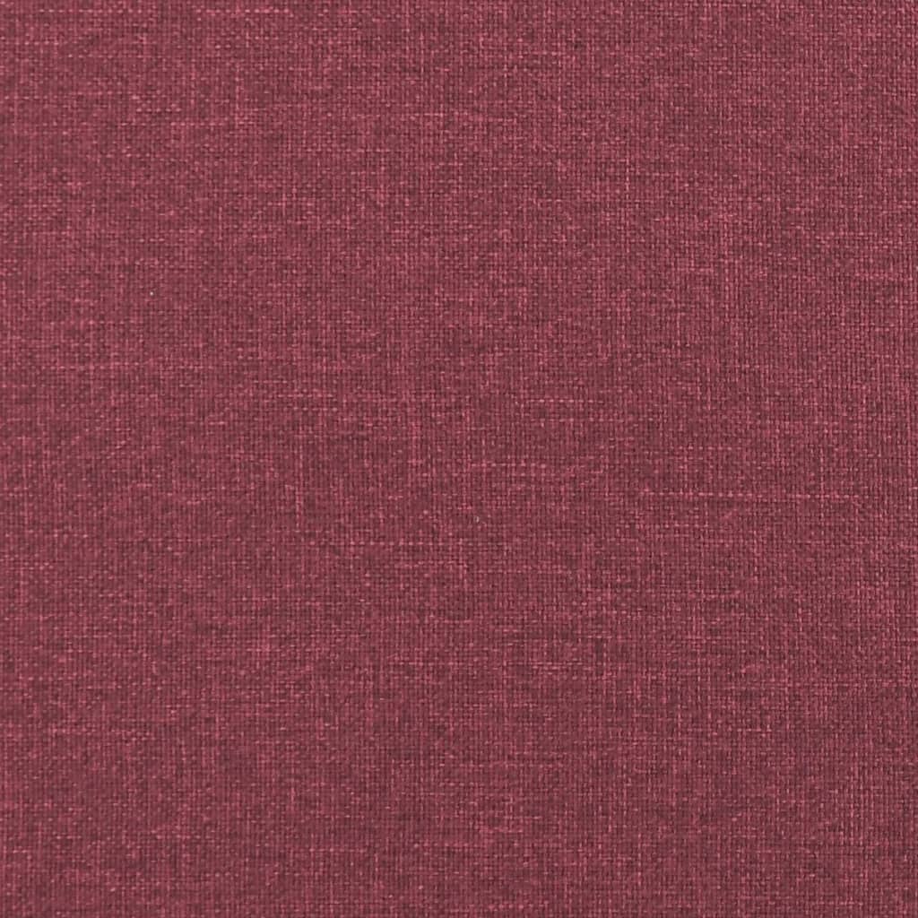 2Dílná Sedací Souprava Vínová Textil