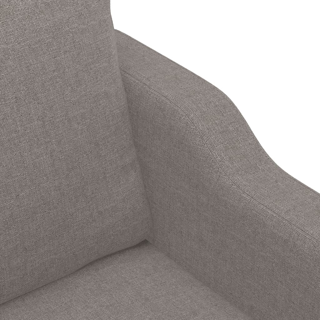 3Dílná Sedací Souprava S Polštáři Taupe Textil
