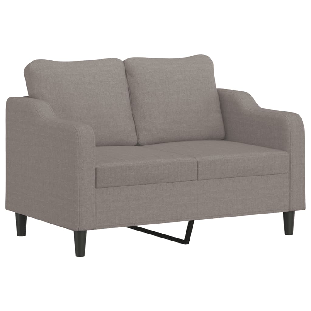 4Dílná Sedací Souprava S Polštáři Taupe Textil