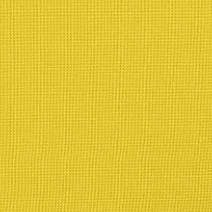 3Dílná Sedací Souprava S Polštáři Světle Žlutá Textil