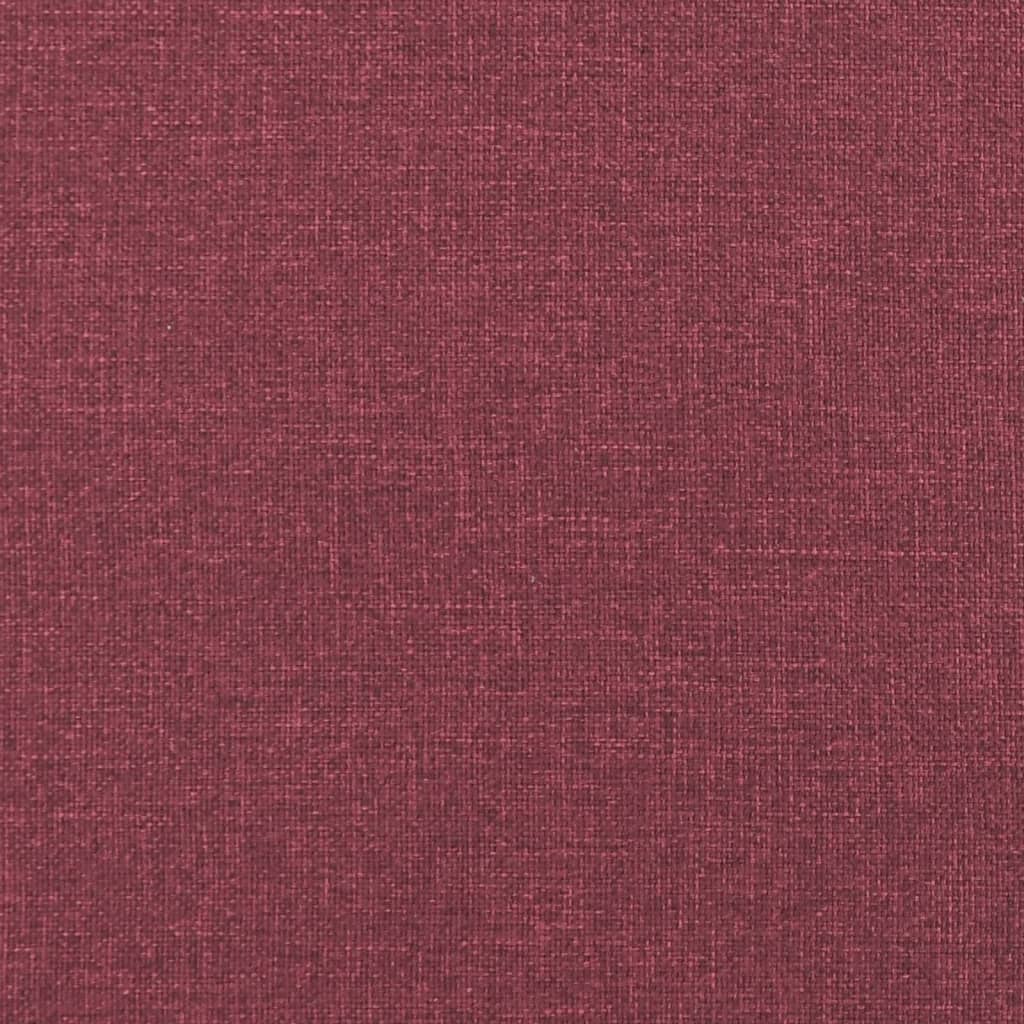 3Dílná Sedací Souprava S Polštáři Vínová Textil