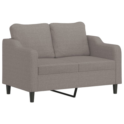 3Dílná Sedací Souprava S Polštáři Taupe Textil