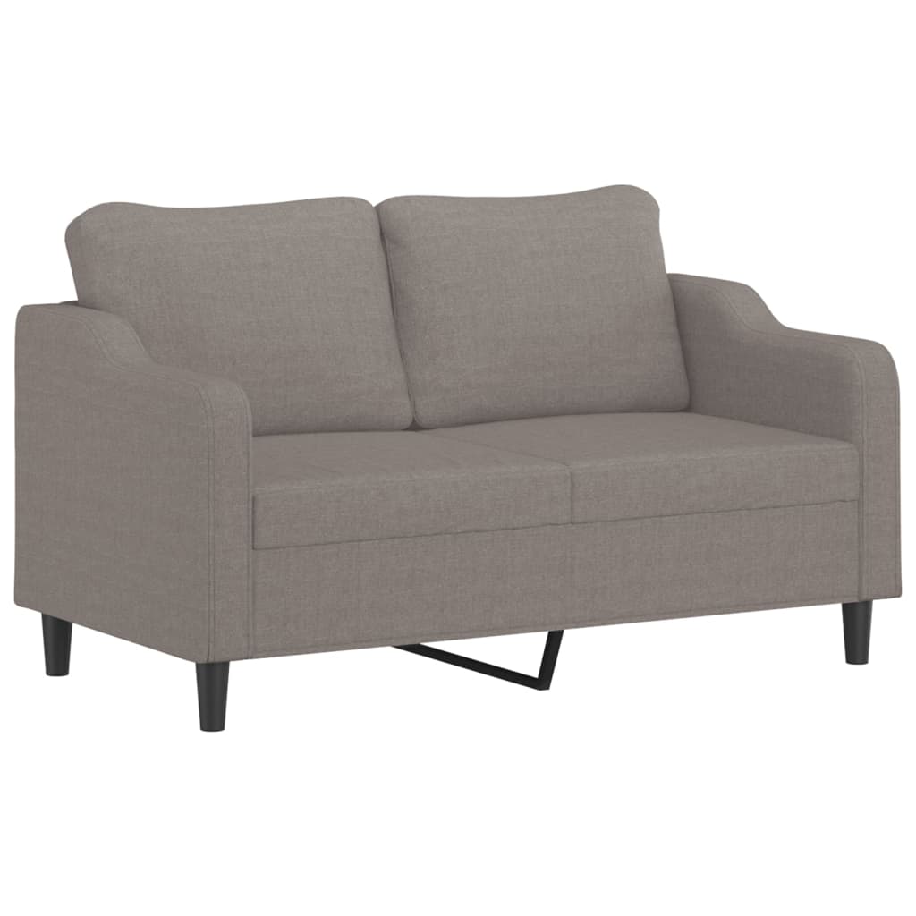 3Dílná Sedací Souprava S Polštáři Taupe Textil