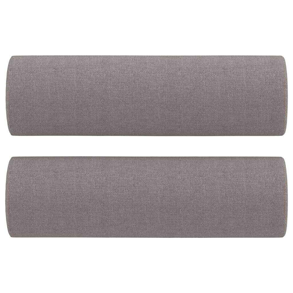3Dílná Sedací Souprava S Polštáři Taupe Textil