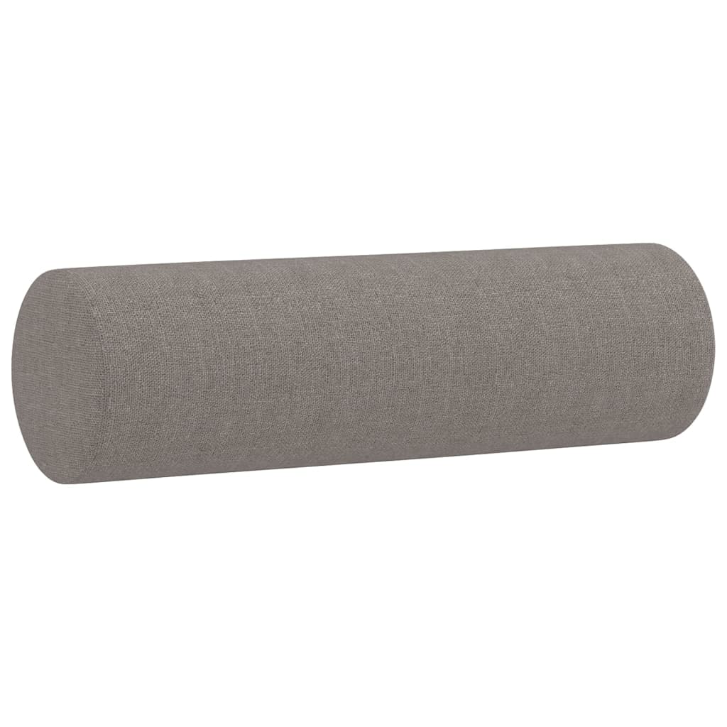 3Dílná Sedací Souprava S Polštáři Taupe Textil