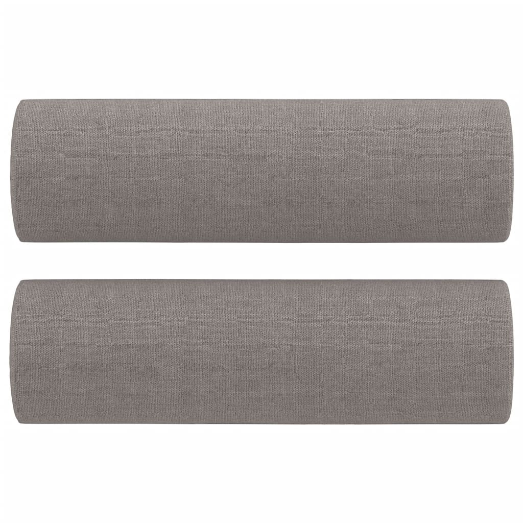 3Dílná Sedací Souprava S Polštáři Taupe Textil