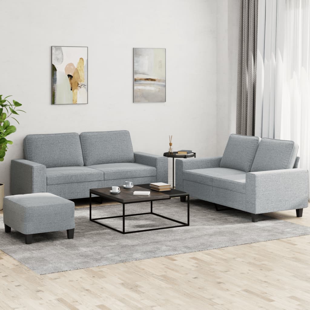 3Dílná Sedací Souprava Textil