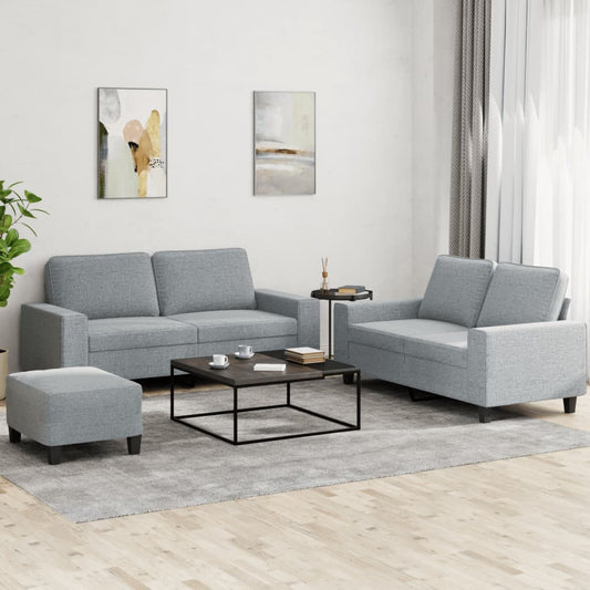 3Dílná Sedací Souprava Textil