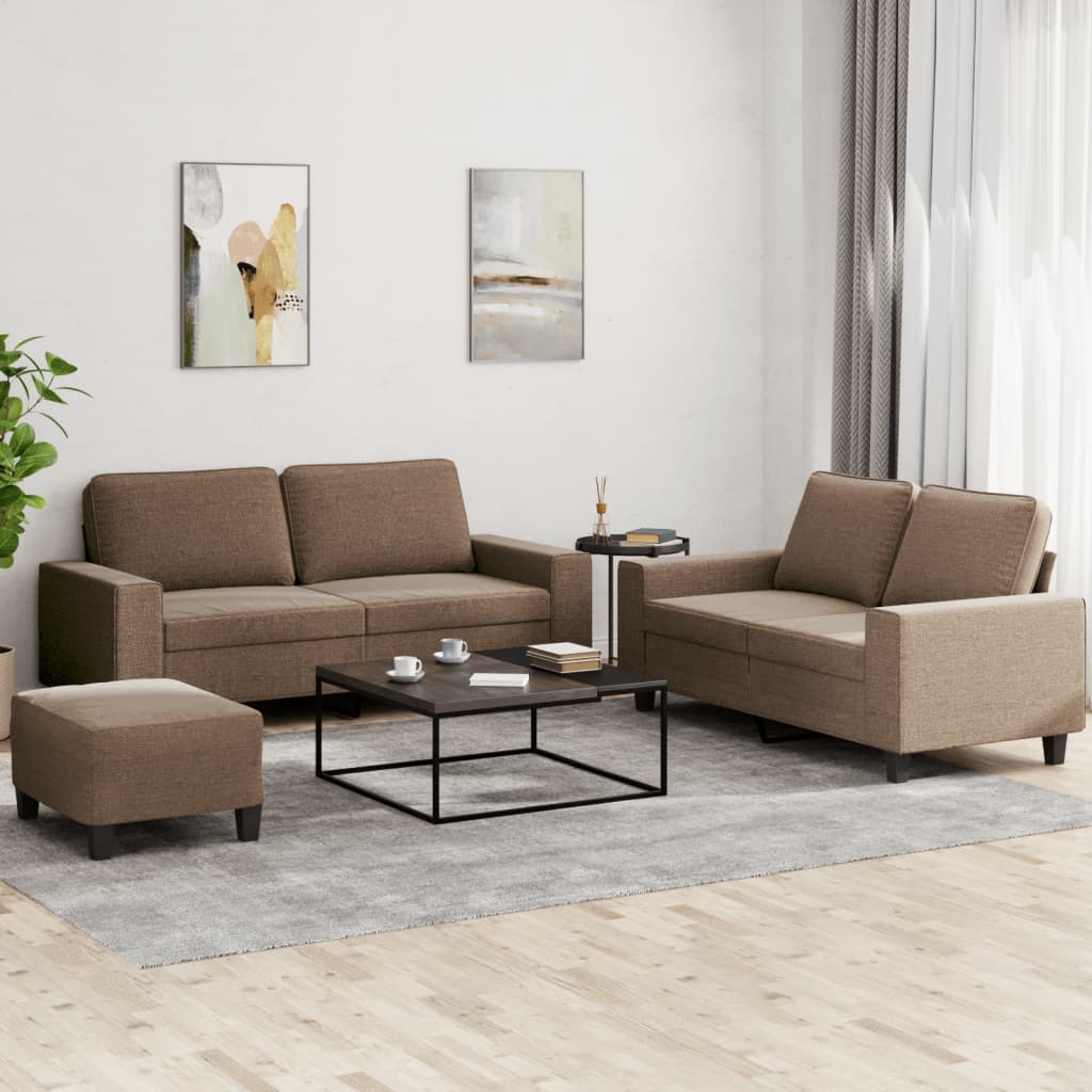 3Dílná Sedací Souprava Textil