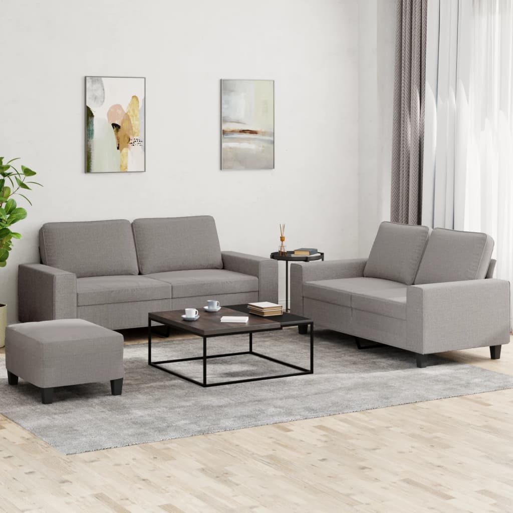 3Dílná Sedací Souprava Textil