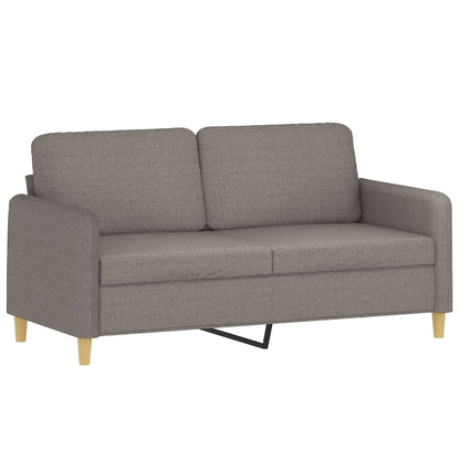 2Dílná Sedací Souprava S Poduškami Taupe Textil