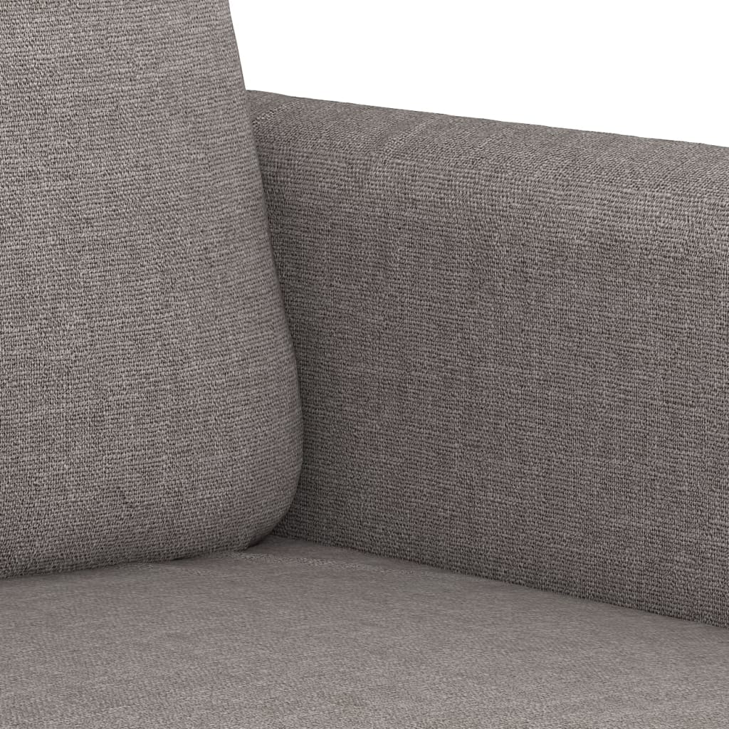 2Dílná Sedací Souprava S Polštáři Taupe Textil